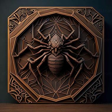 3D модель Ixodes antiquorum (STL)